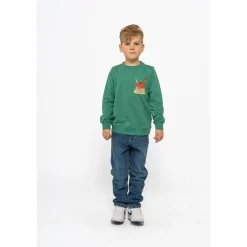 GOTS Sweatshirt Bottle Green><noscript><img width=