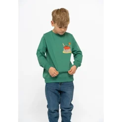 GOTS Sweatshirt Bottle Green><noscript><img width=