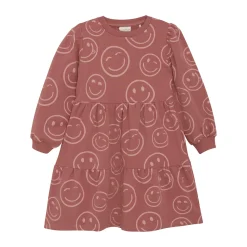 GOTS Sweatshirtklänning Aop Withered Rose>Minymo Best