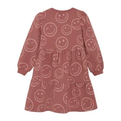 GOTS Sweatshirtklänning Aop Withered Rose>Minymo Best