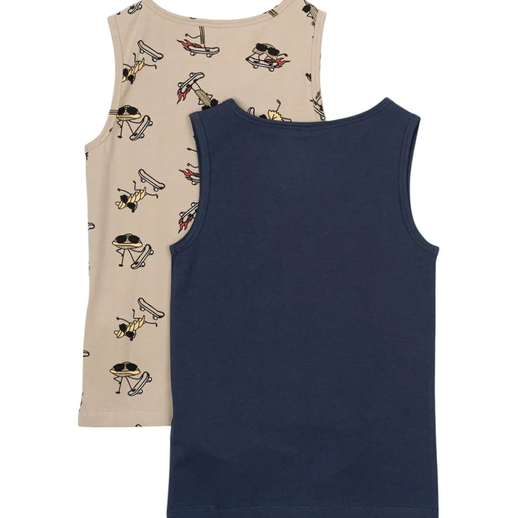 GOTS Tank Top 2-Pack Mood Indigo>The New Discount