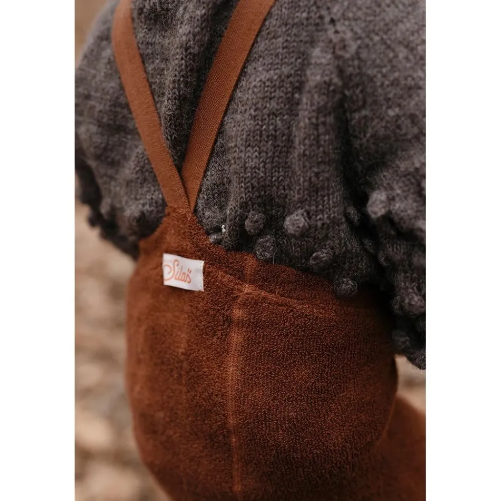 GOTS Teddy Strumpbyxor Cinnamon>Silly Silas Sale
