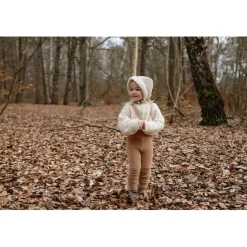 GOTS Teddy Strumpbyxor Ljusbrun><noscript><img width=