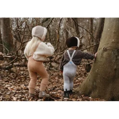 GOTS Teddy Strumpbyxor Ljusbrun><noscript><img width=