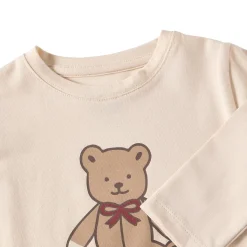 GOTS Tia Långärmad T-shirt Offwhite Bear><noscript><img width=