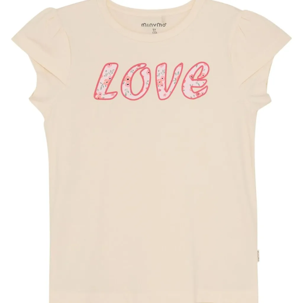 GOTS T-shirt White Swan>Minymo Discount
