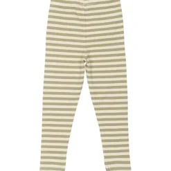 GOTS Uni Ribbade Leggings Tea Striped>The New Siblings New