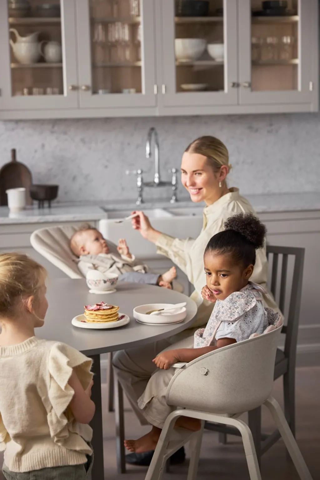 Grace Hög Stol Vanilla White>Elodie Outlet