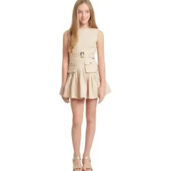 Greer Poplin Klänning Tan>Bardot Junior Best