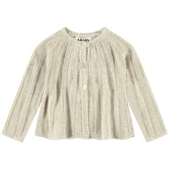 Grit Cardigan Sand Melange>Molo Best
