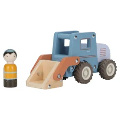 Grävmaskin Med Träfigur Blue><noscript><img width=