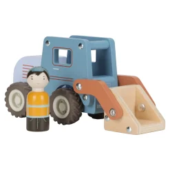 Grävmaskin Med Träfigur Blue><noscript><img width=
