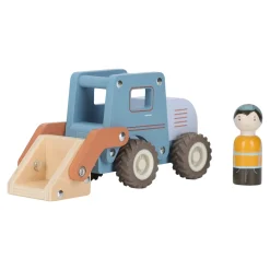 Grävmaskin Med Träfigur Blue><noscript><img width=
