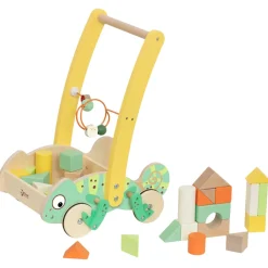 Gåstol Med Byggklossar Gul><noscript><img width=
