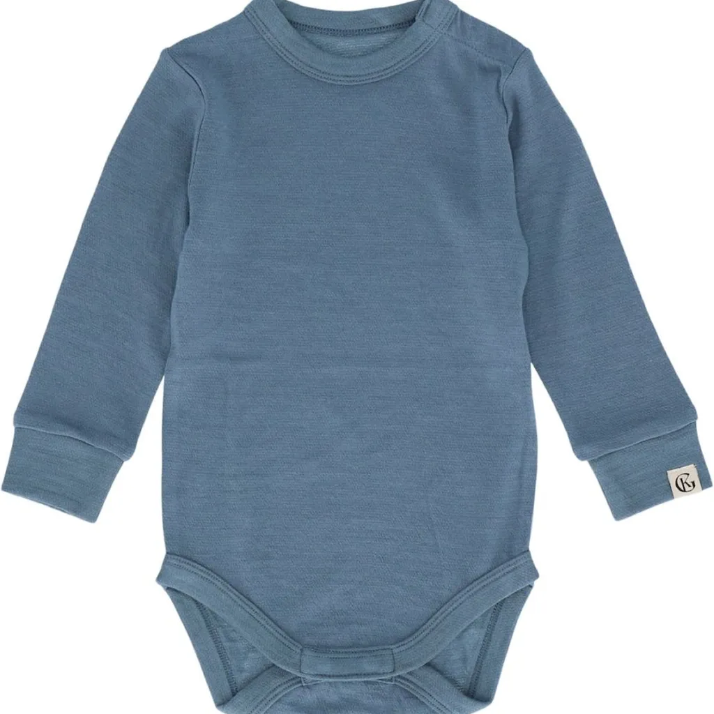 Gullull Ull Baby Body Denimblue>Gullkorn Design Best