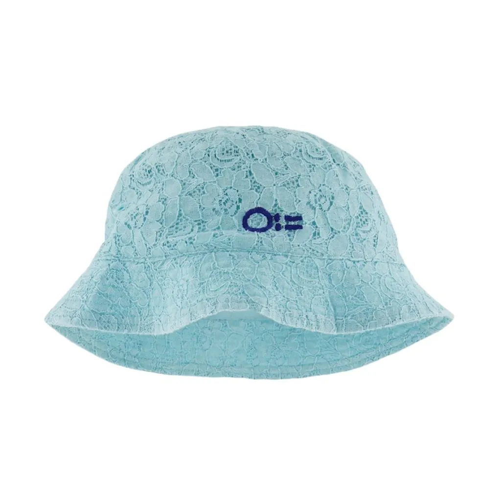 Gunilla Lace Solhatt Blå>Oii Clearance
