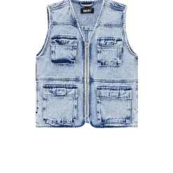 Haikon Väst Light Stone Denim>Molo Online