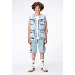 Haikon Väst Light Stone Denim><noscript><img width=