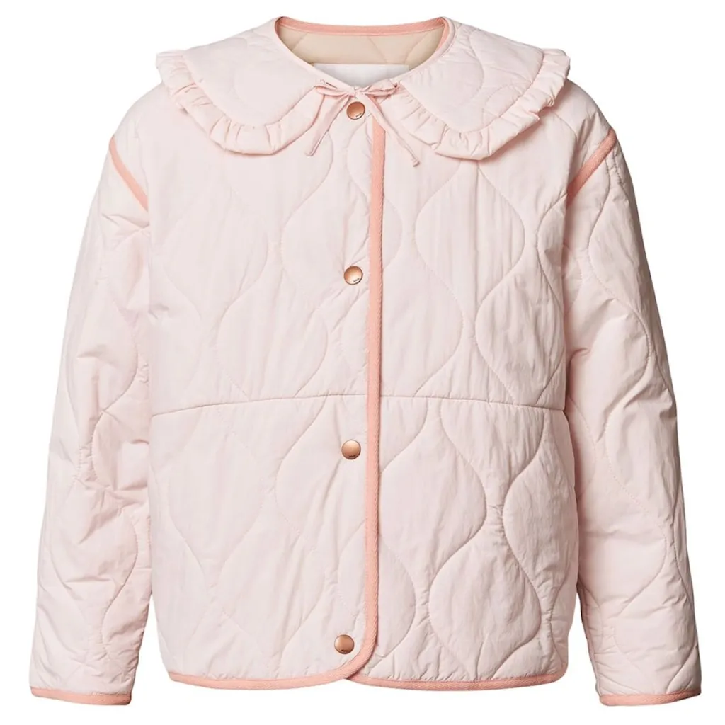 Hailey Quilted Jacket Charlotte Pink>Molo