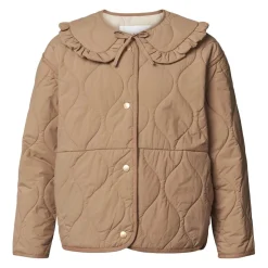 Hailey Quilted Jacket Sandalwood>Molo Outlet