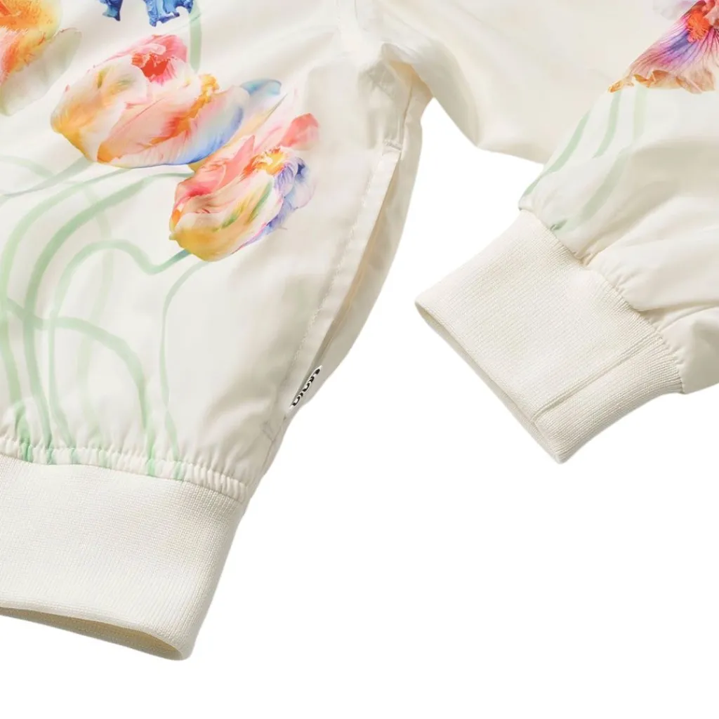 Haliva Jacket Tullips White>Molo Hot