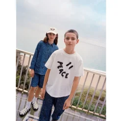 Halley Denim Jacket Word Smiles>Molo Online