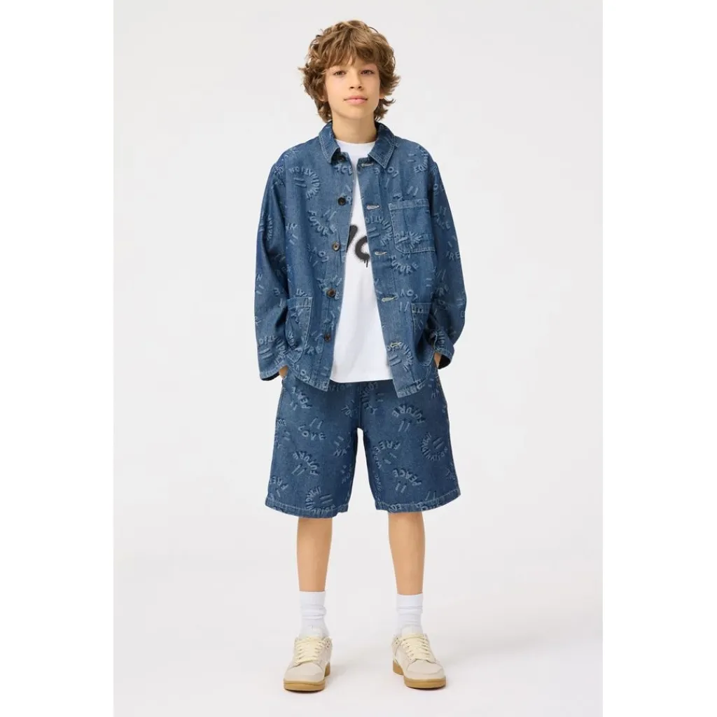 Halley Denim Jacket Word Smiles>Molo Online