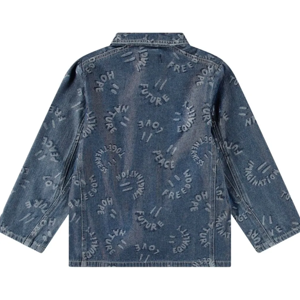 Halley Denim Jacket Word Smiles>Molo Online