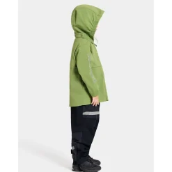 Hallon Kids Vindtät Jacka Algae Green><noscript><img width=