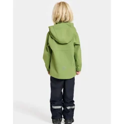 Hallon Kids Vindtät Jacka Algae Green><noscript><img width=