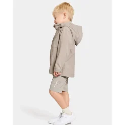 Hallon Kids Vindtät Jacka Beach Beige>Didriksons Online