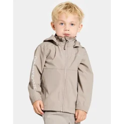 Hallon Kids Vindtät Jacka Beach Beige><noscript><img width=