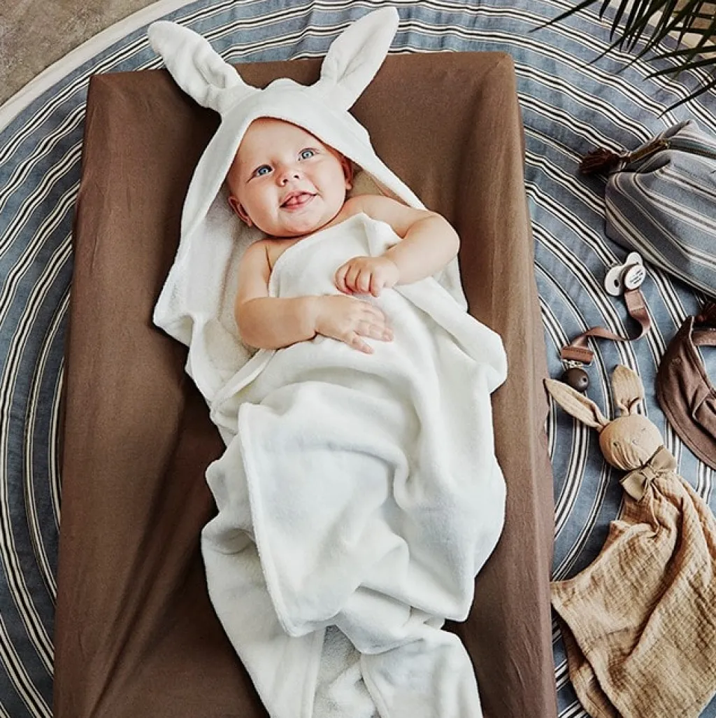 Handduk Med Huva Vanilla White>Elodie Outlet
