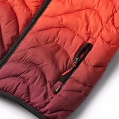 Hao Quiltad Jacka Fiery Red><noscript><img width=