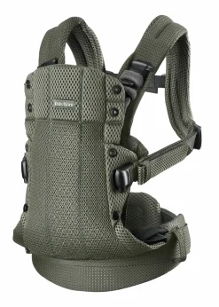 Harmony 3D Mesh Bärsele Dark Green>BabyBjörn Hot