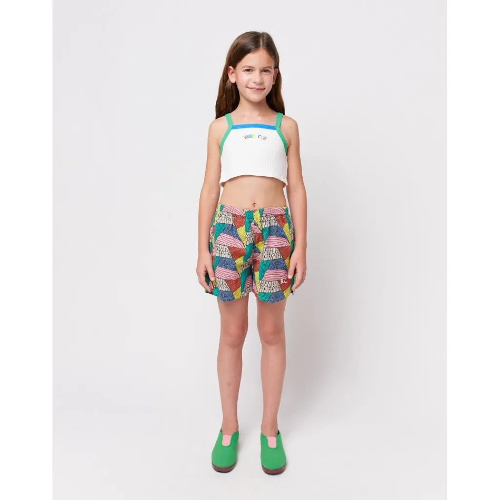 Have Fun Croppad Linne Offwhite>Bobo Choses Clearance