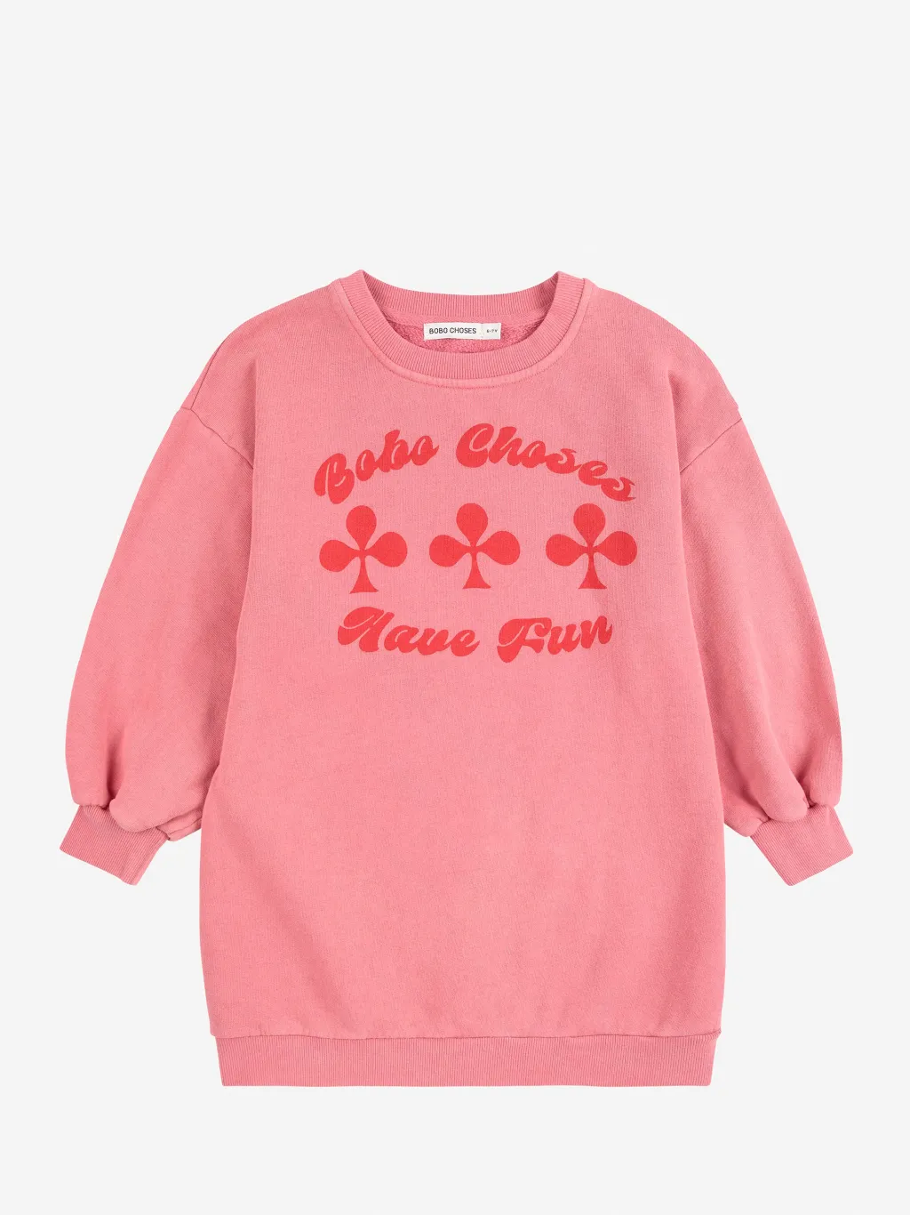 Have Fun Sweatshirtklänning Pink>Bobo Choses Sale