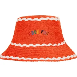 Have Fun Terry Bucket Hat Red>Bobo Choses