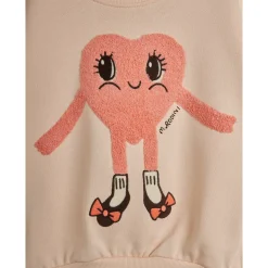 Heart In Shoes Sweatshirt Pink><noscript><img width=
