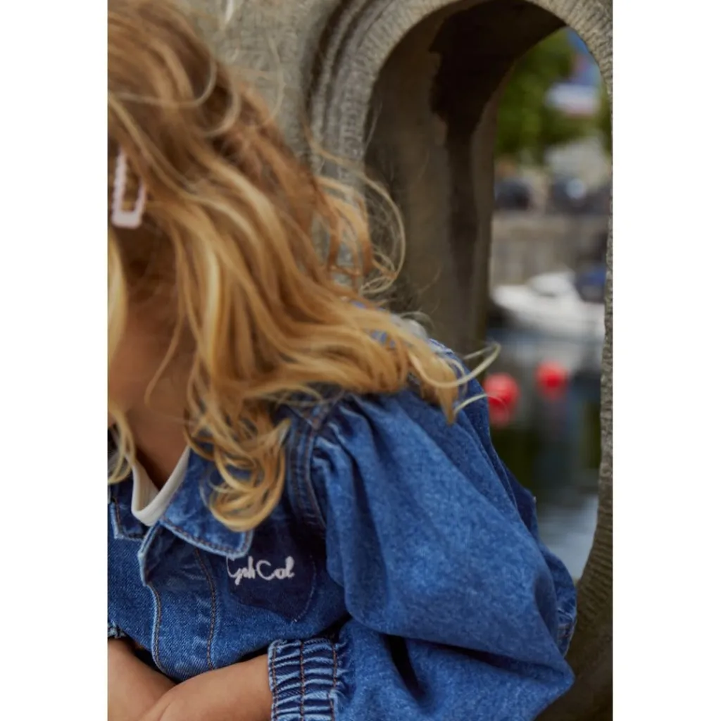 Hearts Ekologisk Denimjacka Indigo Blue Washed>Copenhagen Colors Online