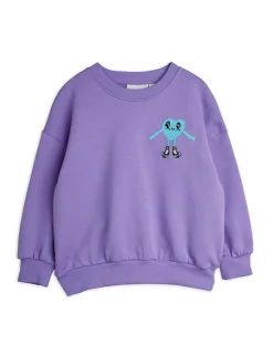 Hearts In Shoes Sweatshirt Purple>Mini Rodini Outlet