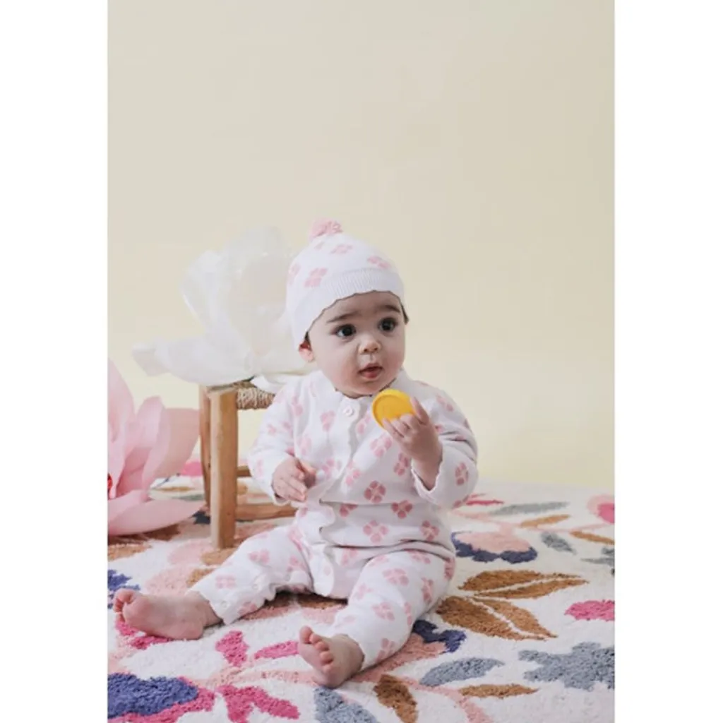 Helene Stickad Onesie Floral Jaqcuard>Louise Misha Sale