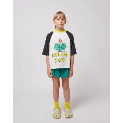 Hello Joy Ranglan T-shirt Med Ärmar Offwhite><noscript><img width=