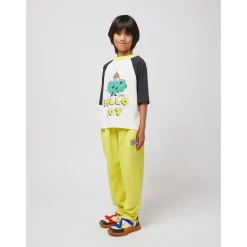 Hello Joy Ranglan T-shirt Med Ärmar Offwhite><noscript><img width=