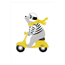 Herr Björn På Moped Poster>XO Posters Hot