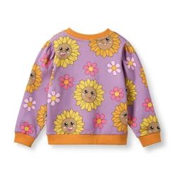 Hidden With Sunflowers Sweatshirt Purple Iris><noscript><img width=