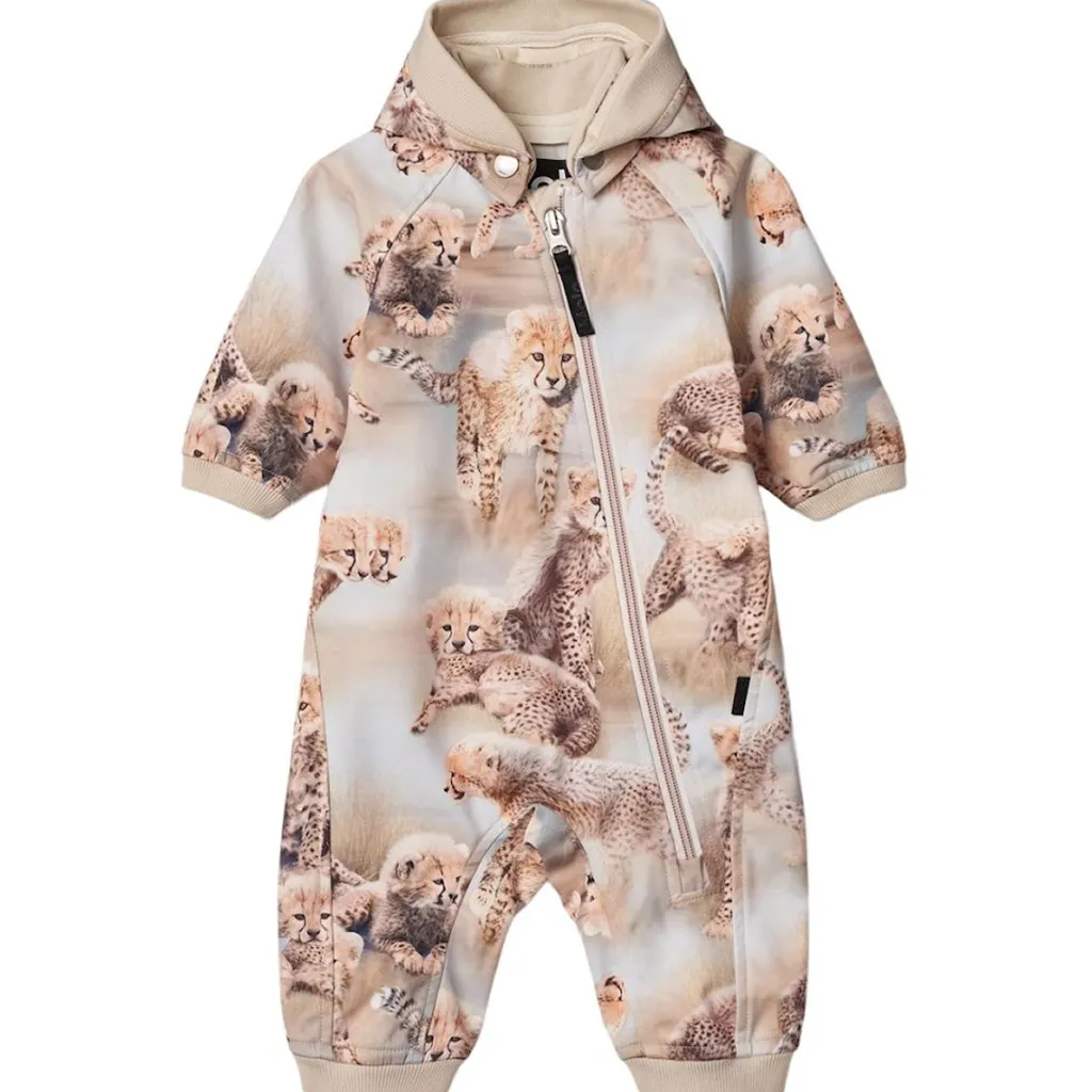 Hill Softshell Suit Cheetah Cubs>Molo Online