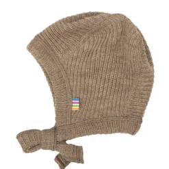 Hjälm I Ull Beige Melange>Joha Discount