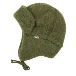 Hjälm Med Dubbla Lager Av Mjuk Ull Dark Olive>Joha New