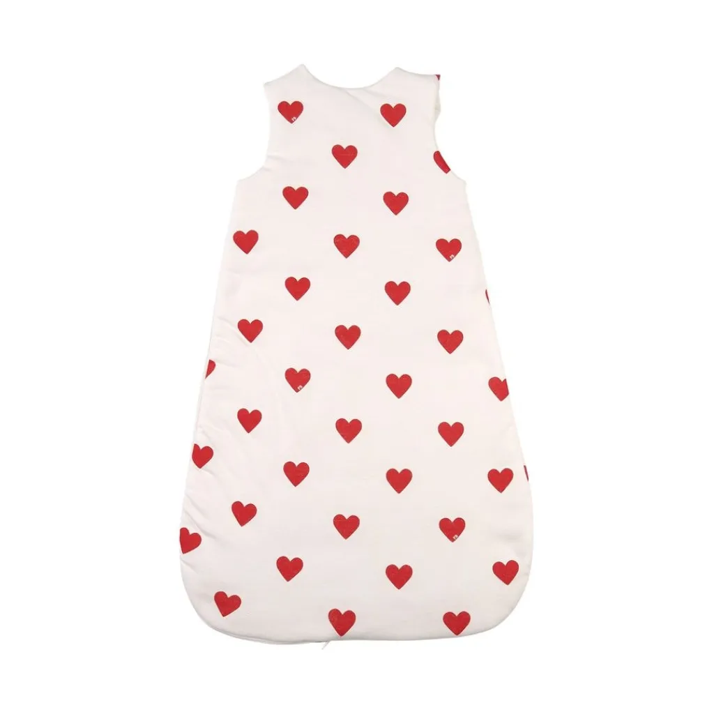 Hjärtmönstrad Sovpåse Gräddvit>Petit Bateau Online
